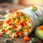 rice  breakfast burritos